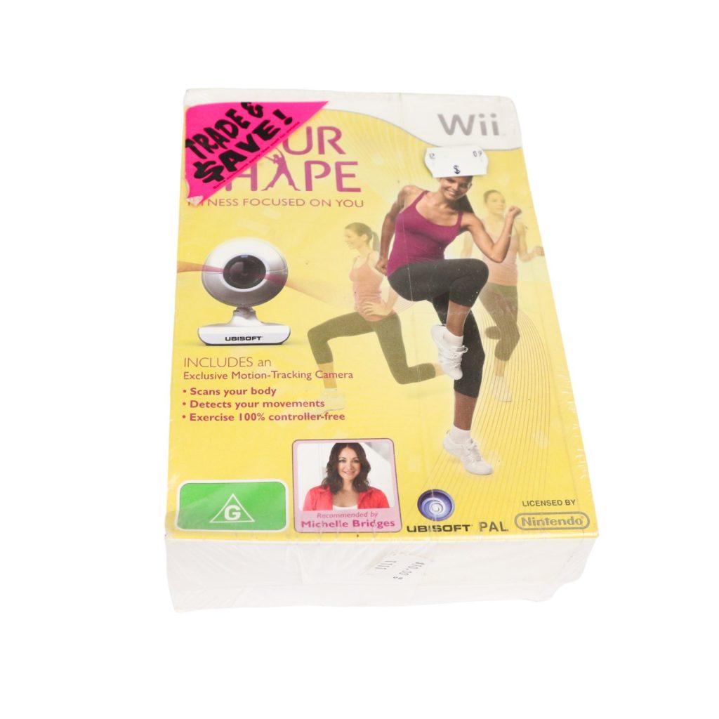 SEALED Nintendo Wii Your Shape With Camera And Game
