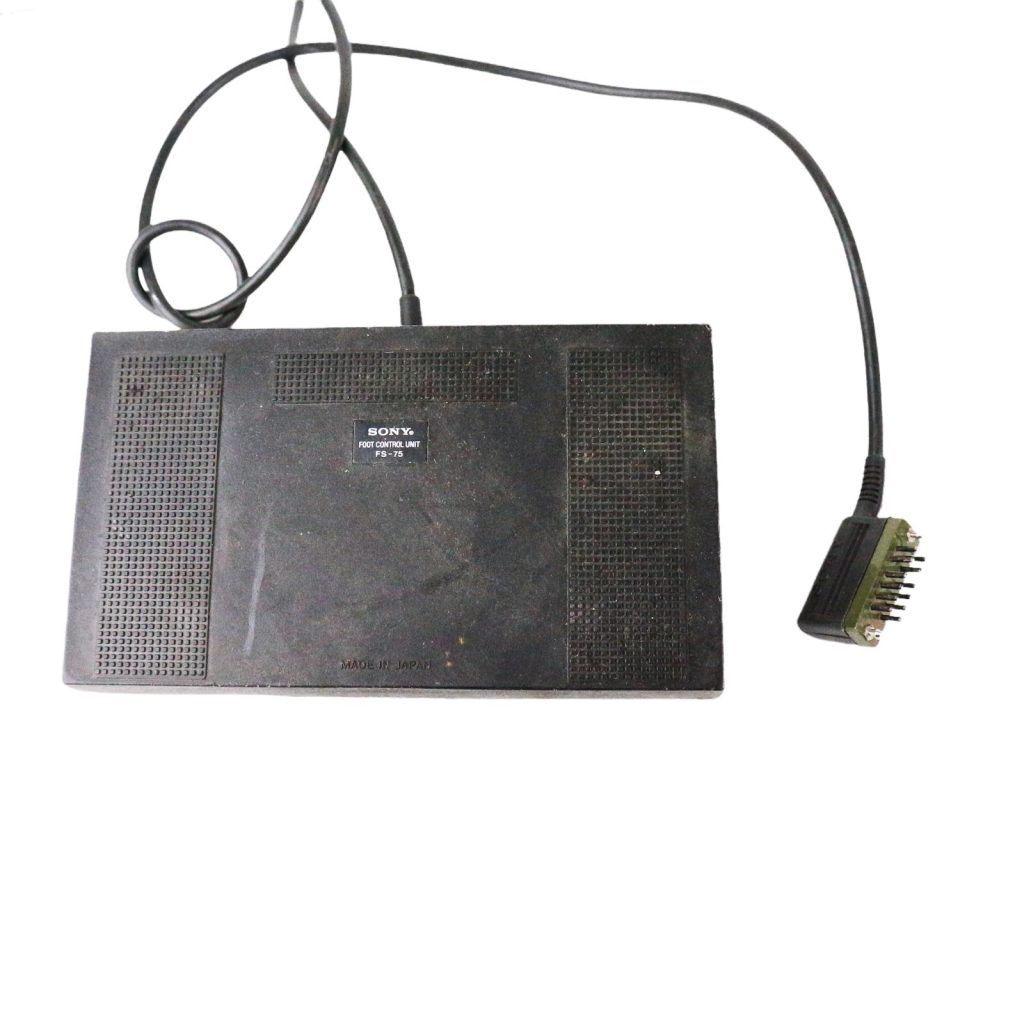 Foot Pedal FS-75 for Sony BM-815 Microcassette Transcriber - Spare Part