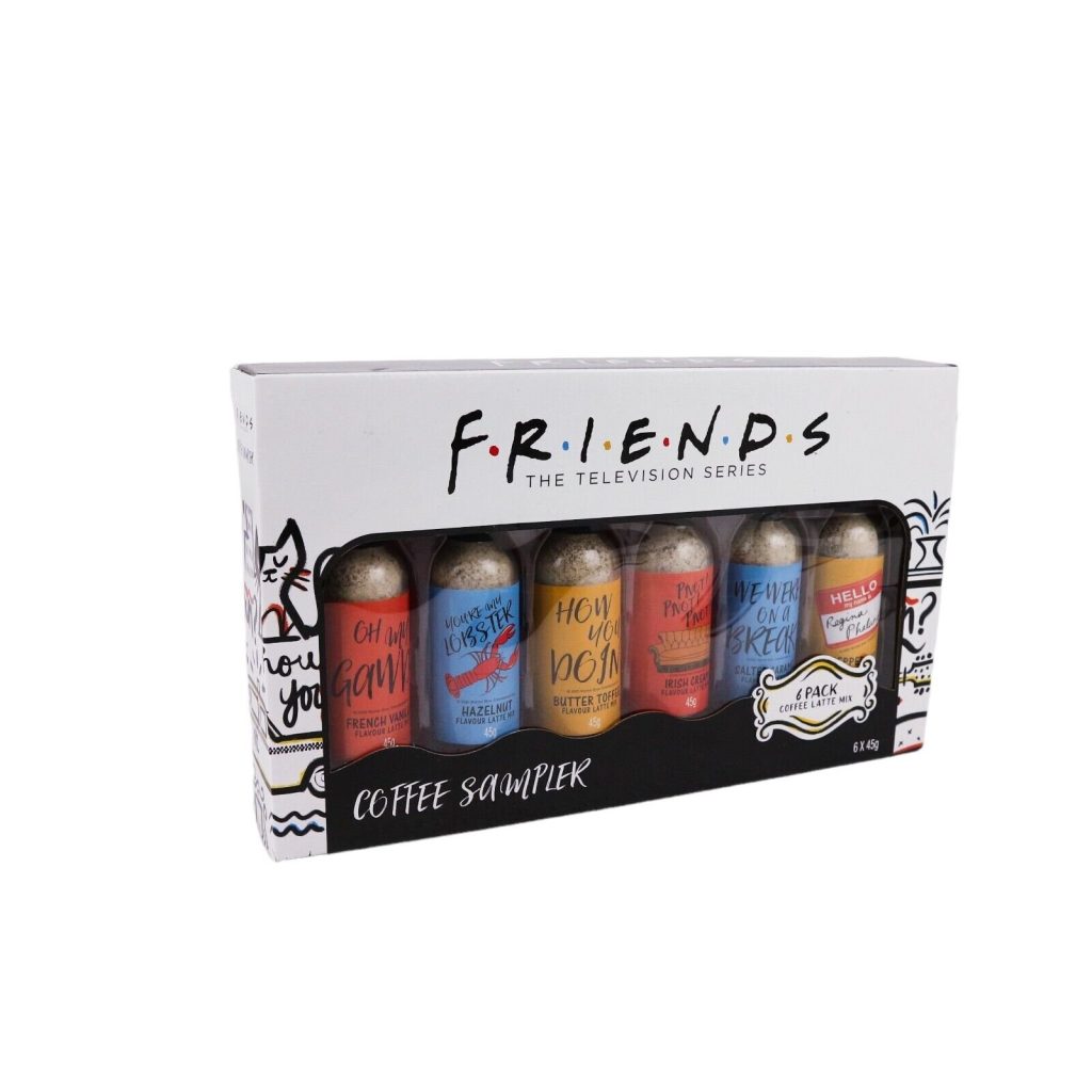 Friends Television Series Coffee Sampler Latte Mix 6pk Bottles Asstd Flavors NIB