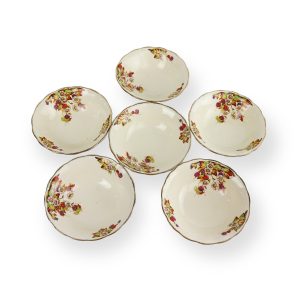 6x Grindley Creampetal Autumn England. Plates. 1936-1954. ( 17cm )